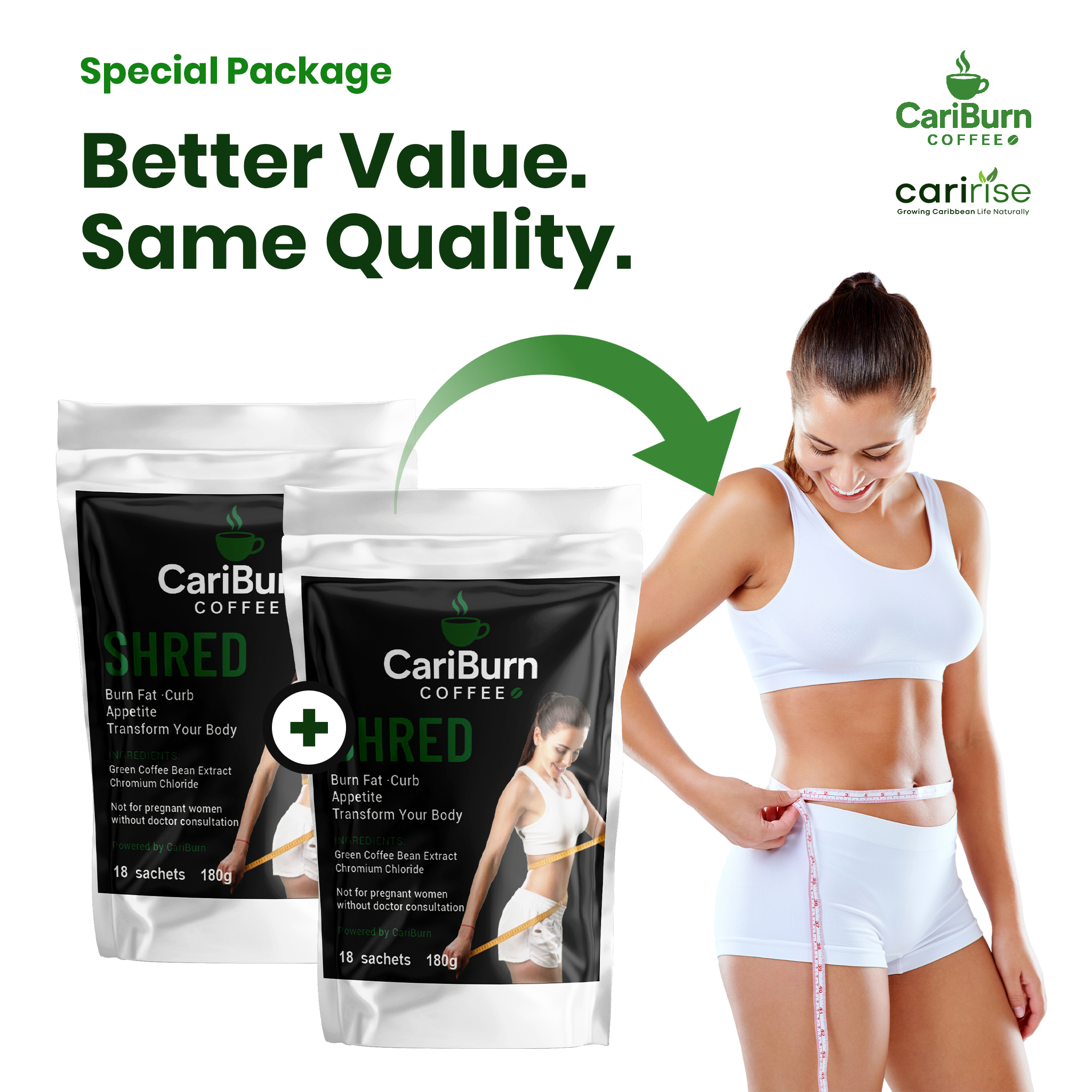 CariBurn Coffee - Special Package (2 Coffees)